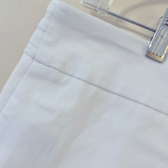 JM COLLECTION Tummy Control White Pullon Ankle Tailored Pants NWOT - Picture 7 of 9